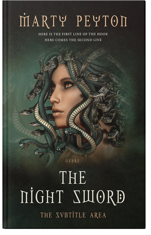 Front view of Premade Fantasy Book Cover - Log Cabin