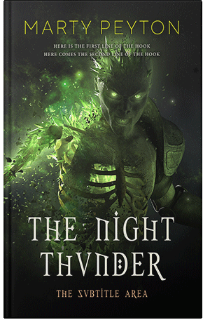 Premade Book Cover Hunter Green