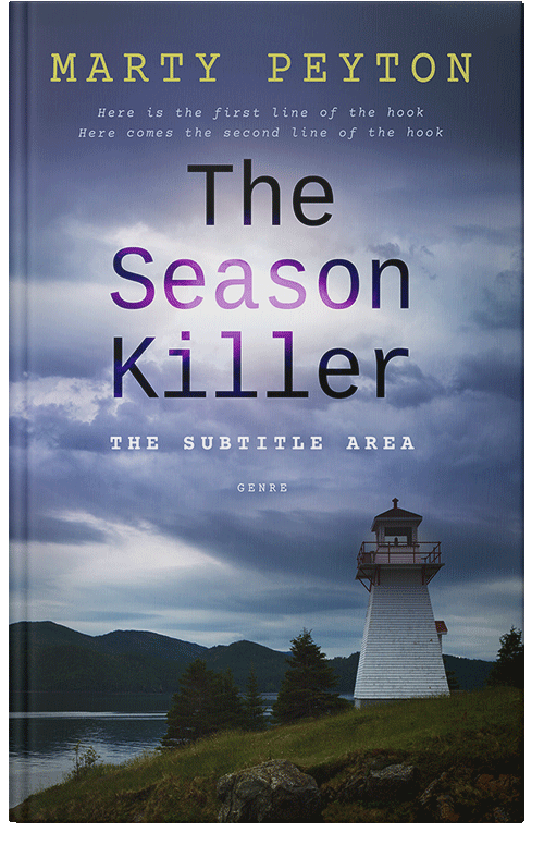 Front view of Premade Literary Fiction Book Cover - Lynch