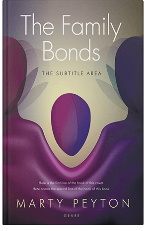 Premade Book Cover Eggplant