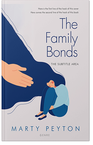 Premade Book Cover Catalina Blue