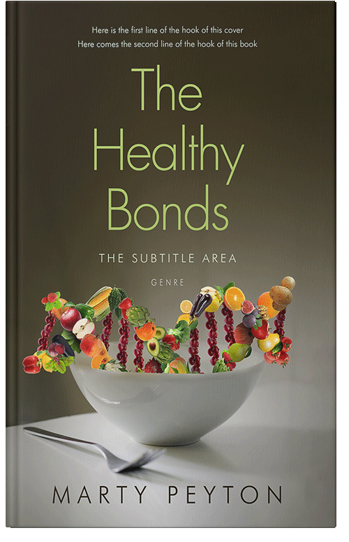 Front view of Premade Health & Dieting & Fitness Book Cover - Lisbon Brown