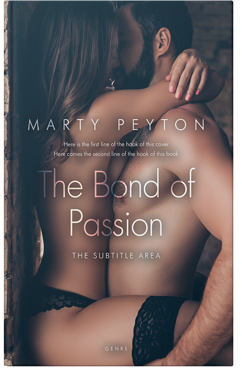 Front view of Premade Erotica Book Cover - Ebony Clay