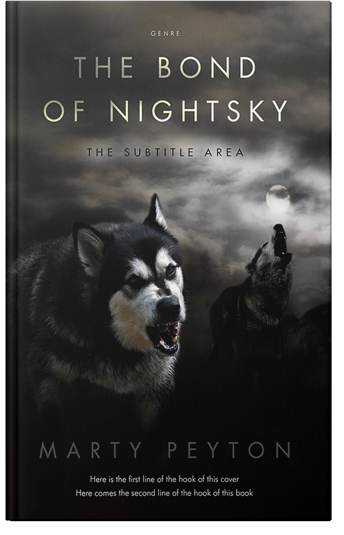 Front view of Premade Horror Book Cover - Cod Gray