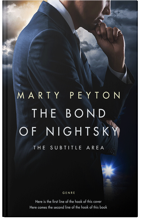 Front view of Premade Mystery & Thriller & Suspense Book Cover - Woodsmoke