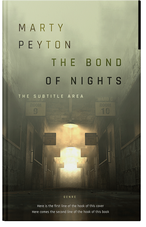 Front view of Premade Mystery & Thriller & Suspense Book Cover - Kelp