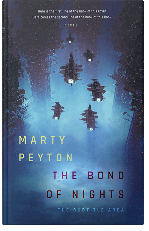 Front view of Premade Science Fiction Book Cover - East Bay
