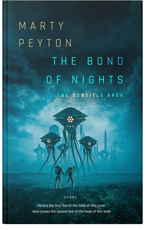 Front view of Premade Science Fiction Book Cover - Tiber