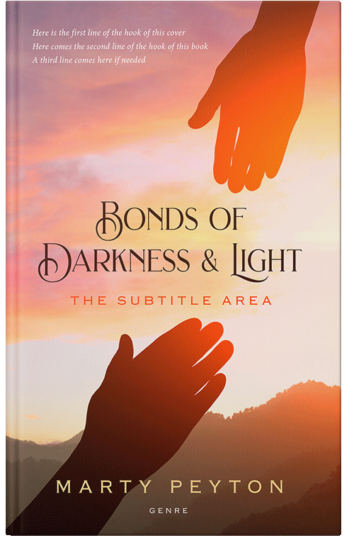 Front view of Premade Religion & Spirituality Book Cover - Mandys Pink