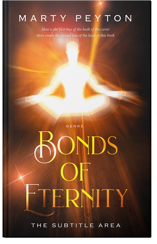 Front view of Premade Health & Mind & Body Book Cover - Deep Oak