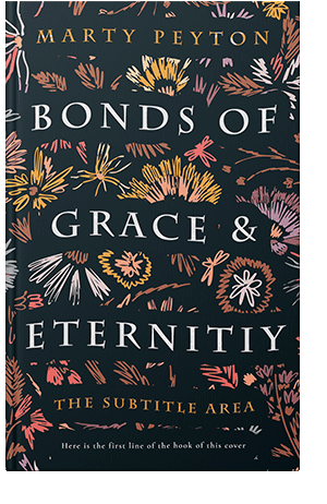 Pre Made Book Cover My Pink