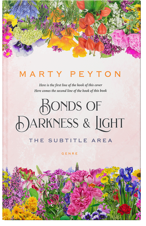 Front view of Premade Nature Book Cover - Tom Thumb