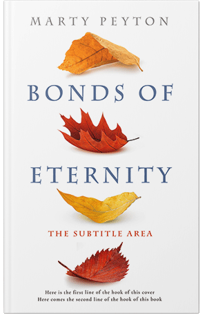 Premade Book Cover Stark White