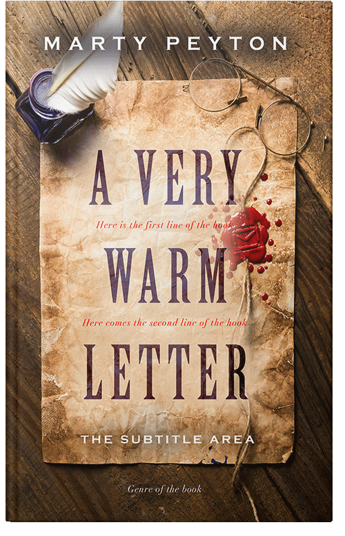 Front view of Premade Business Book Cover - Cameo