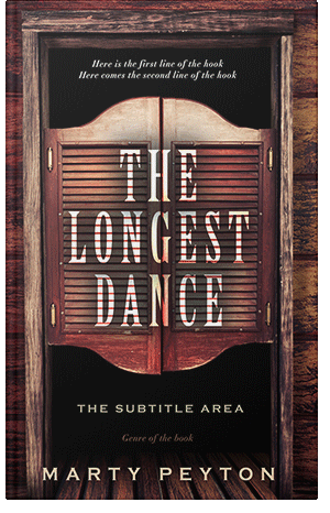 Premade Book Cover Cocoa Brown