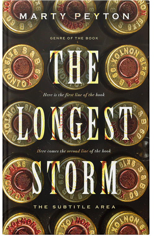 Front view of Premade Mystery & Thriller & Suspense Book Cover - Harvest Gold