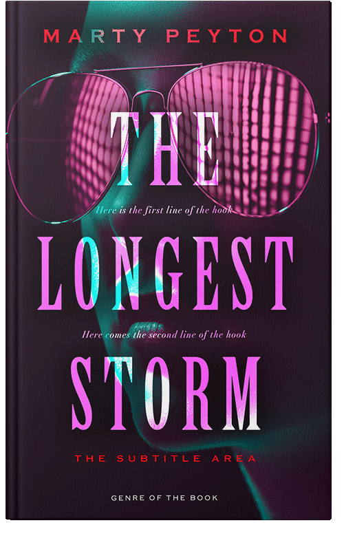 Front view of Premade Mystery & Thriller & Suspense Book Cover - Orchid