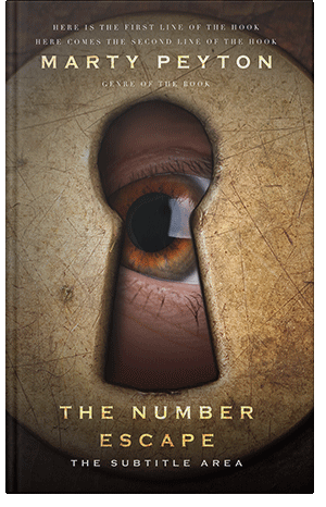 Premade Book Cover Tobacco Brown