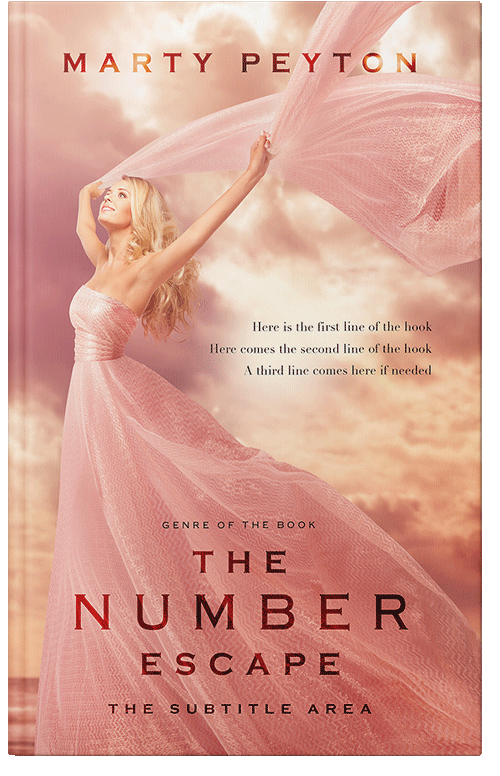 Front view of Premade Fantasy Book Cover - Tonys Pink