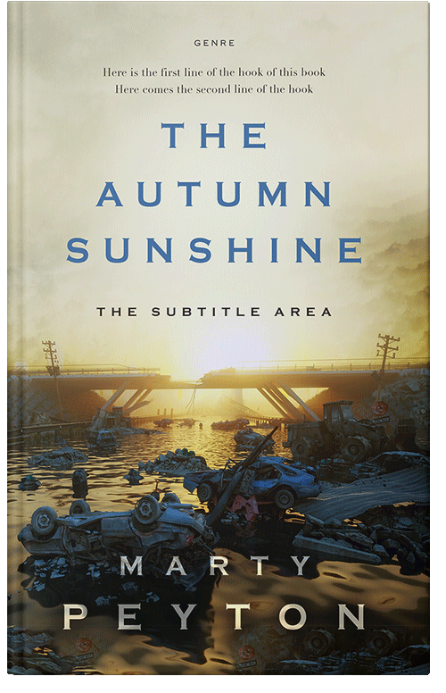 Front view of Premade Apocalyptica Book Cover - Tana