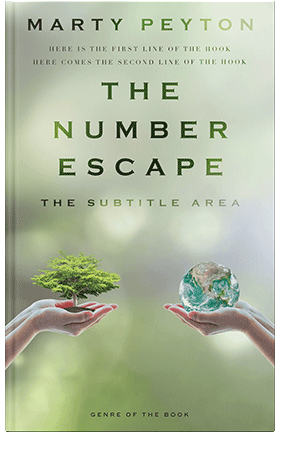 Pre Made Book Cover Coriander