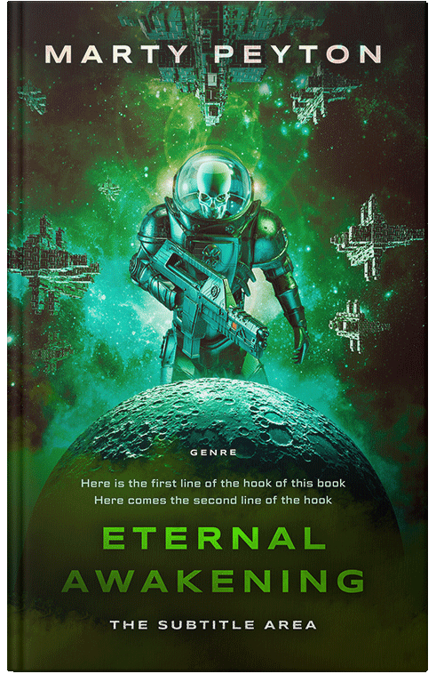 Front view of Premade Science Fiction Book Cover - Seaweed