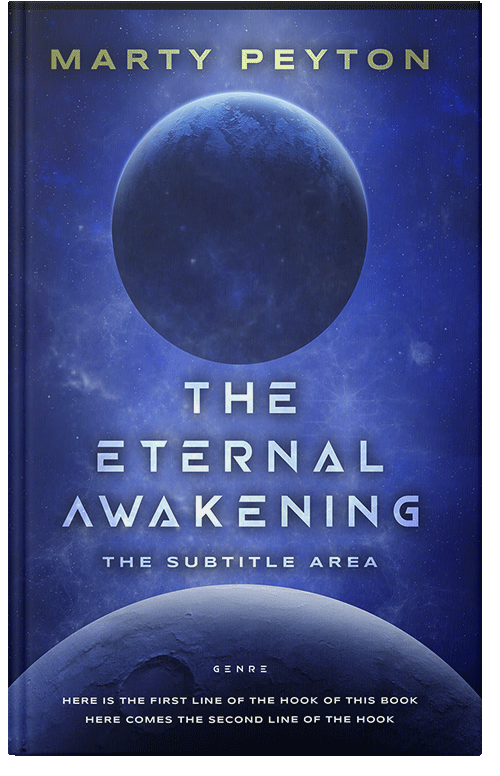 Front view of Premade Science Fiction Book Cover - Bay Of Many