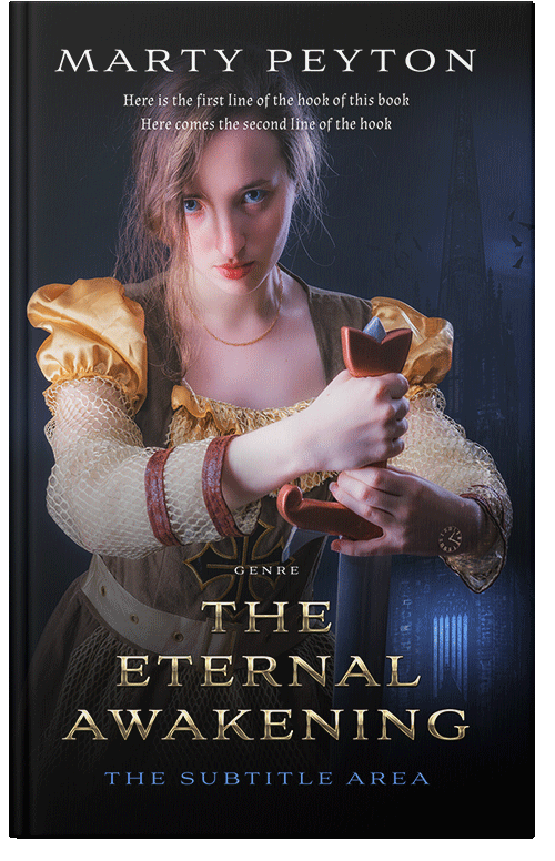 Front view of Premade Historical Book Cover - Quicksand