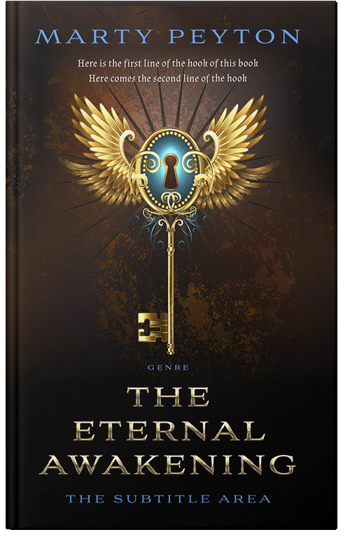 Front view of Premade Fantasy Book Cover - Eternity