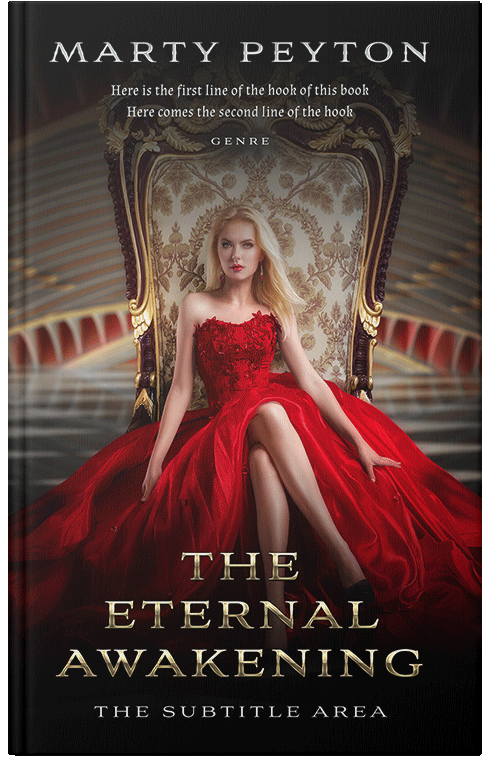 Front view of Premade Royal Romance Book Cover - Contessa