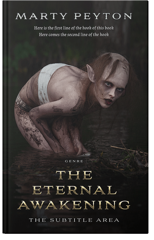 Front view of Premade Fantasy Book Cover - Zeus