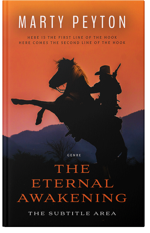 Front view of Premade Action & Adventure Book Cover - Piper