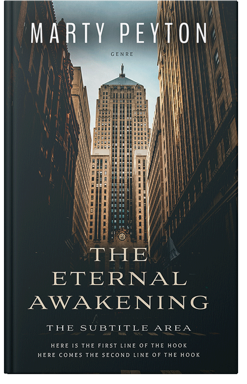 Front view of Premade Mystery & Thriller & Suspense Book Cover - Outer Space