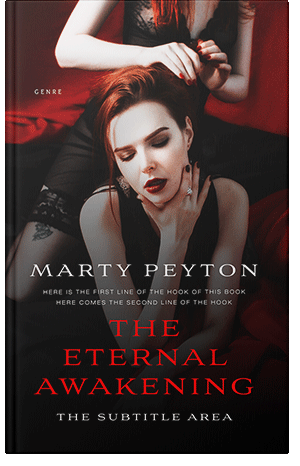 Premade Book Cover Puce