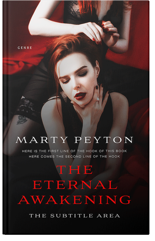 Front view of Premade Erotica Book Cover - Puce