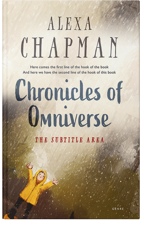 Front view of Premade Children's Book Cover - Kabul