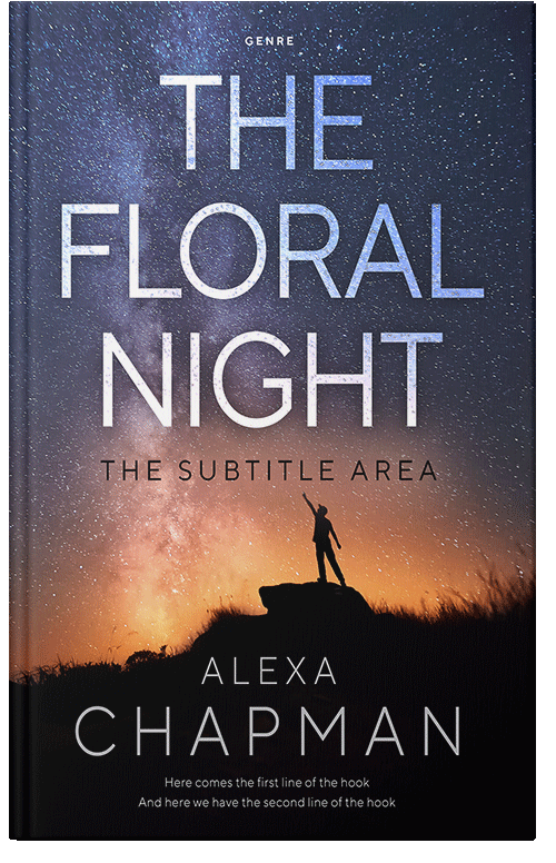 Front view of Premade Science Fiction Book Cover - Ebony Clay