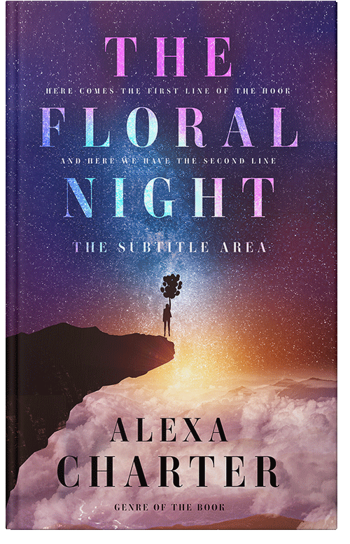 Front view of Premade Literary Fiction Book Cover - Blossom