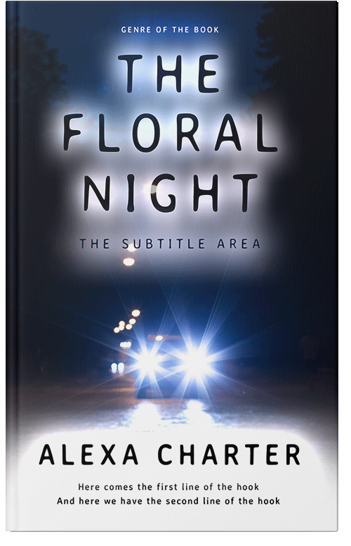 Front view of Premade Mystery & Thriller & Suspense Book Cover - Blue Haze