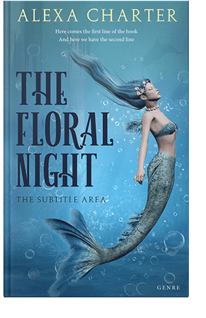 Pre Made Book Cover Steel Blue