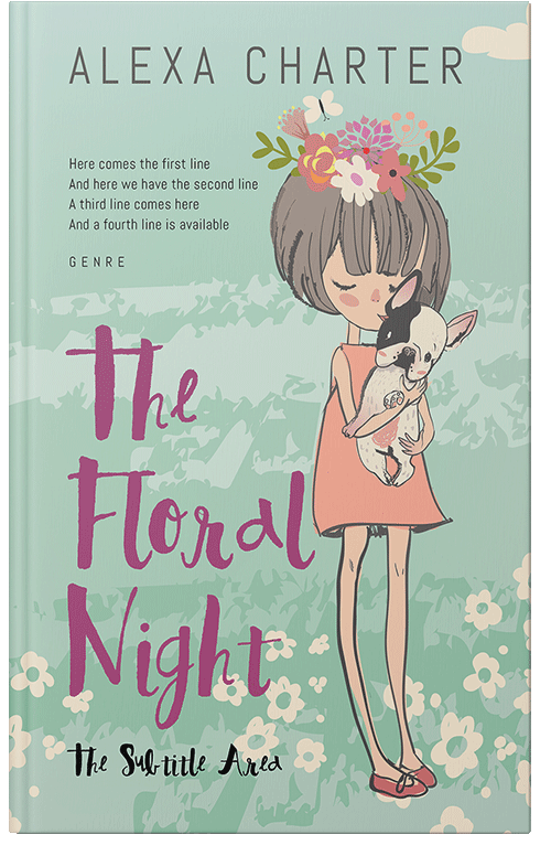 Front view of Premade Teen & Young Adult Book Cover - Powder Ash