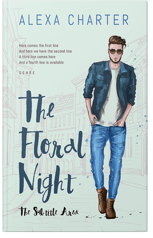 Front view of Premade Teen & Young Adult Book Cover - San Juan