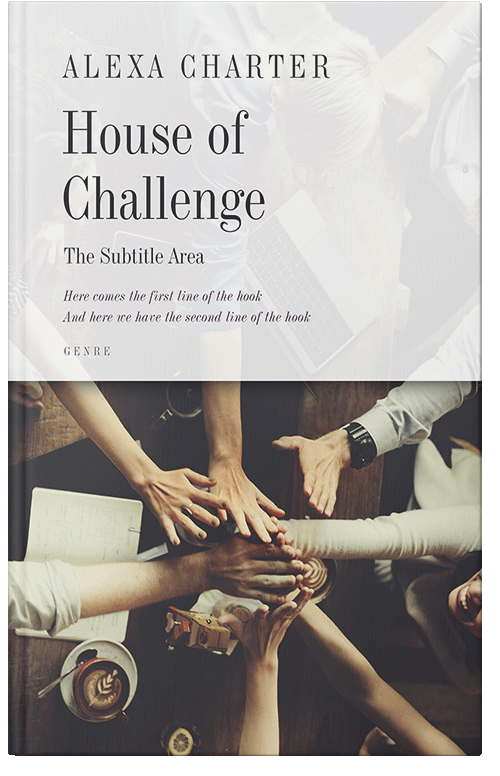 Front view of Premade Business Book Cover - Cararra