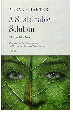 Premade Book Cover Green House