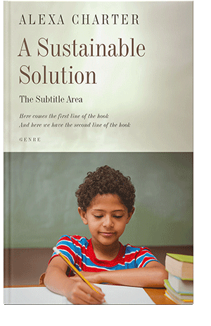 Pre Made Book Cover Moon Mist