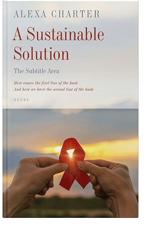 Pre Made Book Cover Swirl