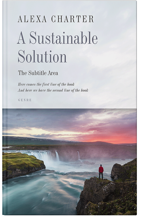 Front view of Premade Self-Improvement & Self-Help Book Cover - Cape Cod