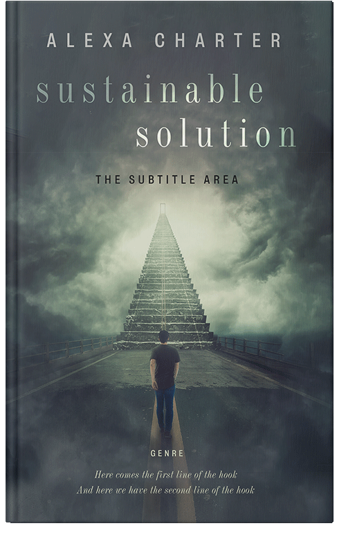 Front view of Premade Fantasy Book Cover - Mako