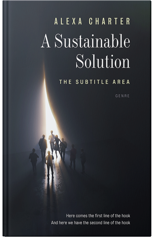 Front view of Premade Mystery & Thriller & Suspense Book Cover - Shark