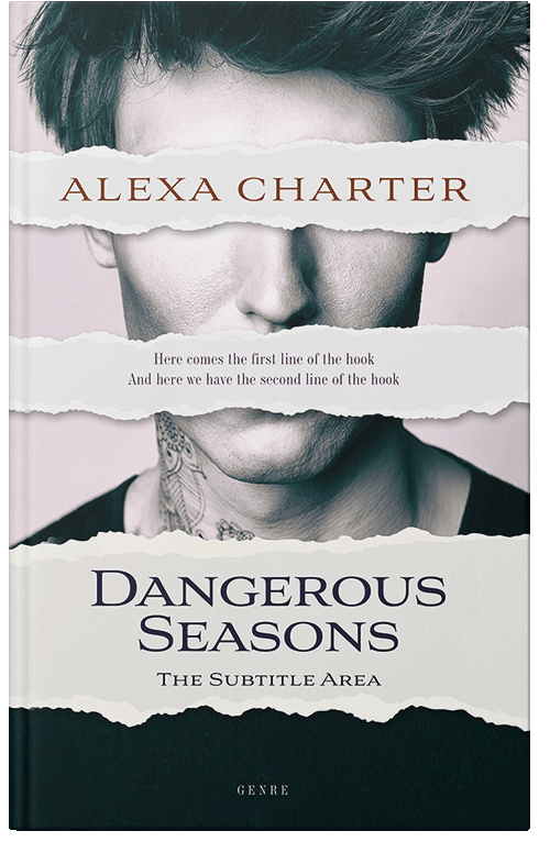 Front view of Premade Mystery & Thriller & Suspense Book Cover - Bon Jour